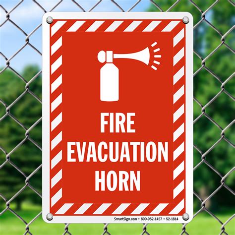 Free Printable Fire Evacuation Signs