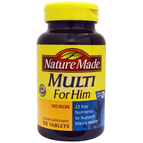 Comprar Nature Made Multivitamínico Para Homens 90 Tabletes