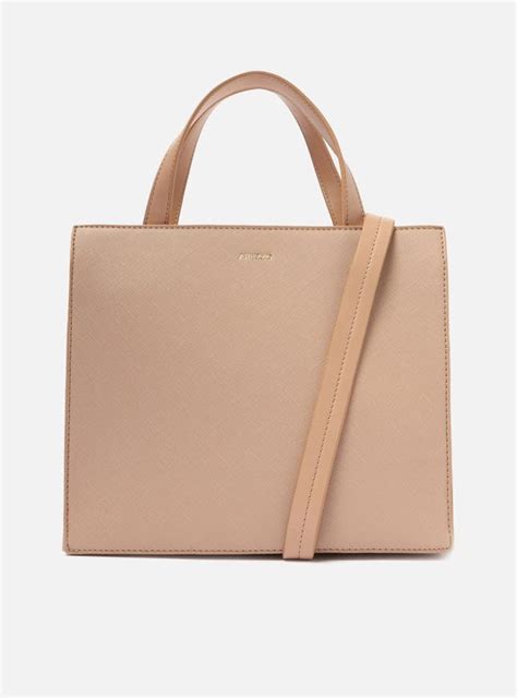 Bolsa Tote Nude Média Arezzo