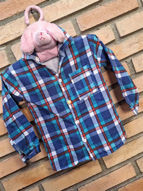 Camisa Festa Junina Xadrez Flanelada Tam Roupa Infantil Para Menino