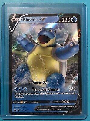 Blastoise V SWSH101 Black Star Promo Rare Pokemon 2021 NM Mint EBay