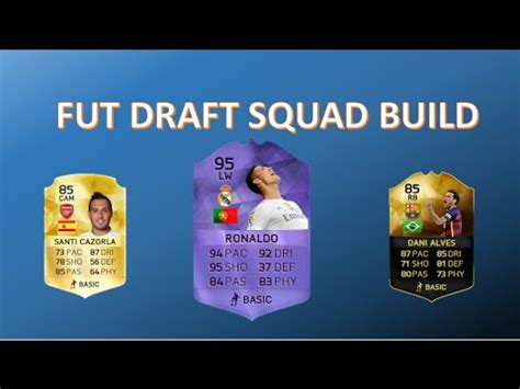 Fut Draft Squad Build FIFA16 YouTube