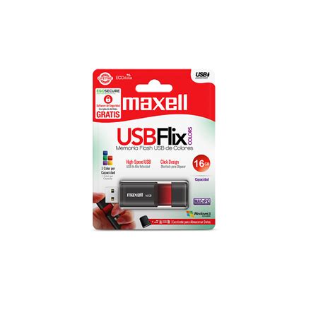 Memoria Usb Maxell Flix Gb Sumicaz Sas