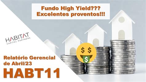 FII HABT11 Relatório Gerencial de Abril 23 YouTube