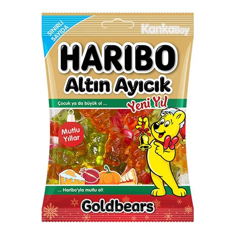 Haribo Yılbaşı Chamallow P W 70 G Haribo Yılbaşı Altın Ayıcık 80 G