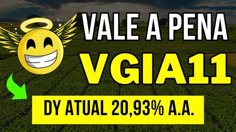 VALE A PENA INVESTIR NO FII AGRO VGIA11 DY ATUAL 20 93 VGIA11 AGRO