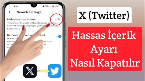 X Twitter Hassas İçerik Ayarı Nasıl Kapatılır 2023 Twitter da