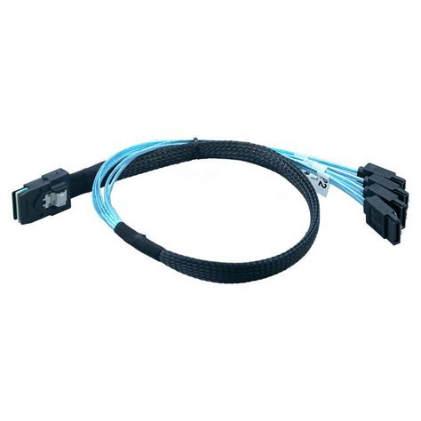 Кабель Mini SAS 36P SFF-8087 - 4 Sata mSAS-4SATA-0.5M 0.5 метра