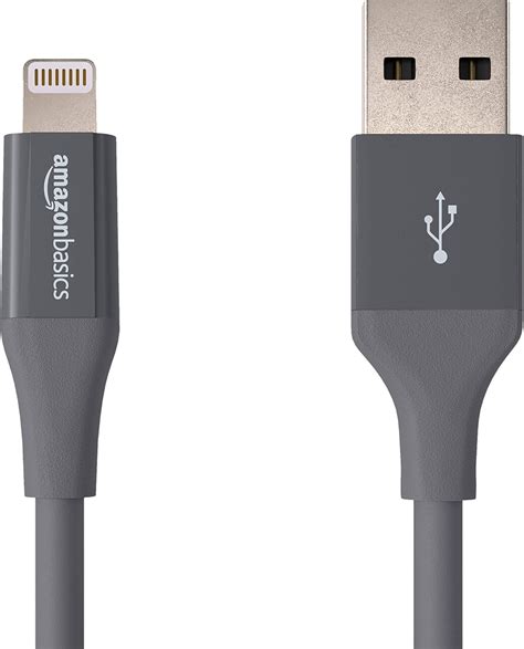 Amazonbasics Cable De Conector Lightning A Usb A Para Iphone Y Ipad