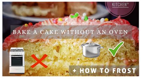 How To Bake A Cake Without An Oven Youtube