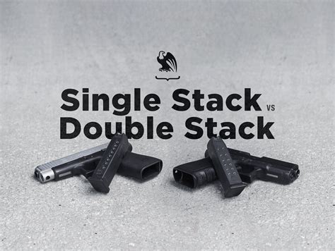 Single Stack Vs Double Stack Which One Is Right For You Vedder Holsters