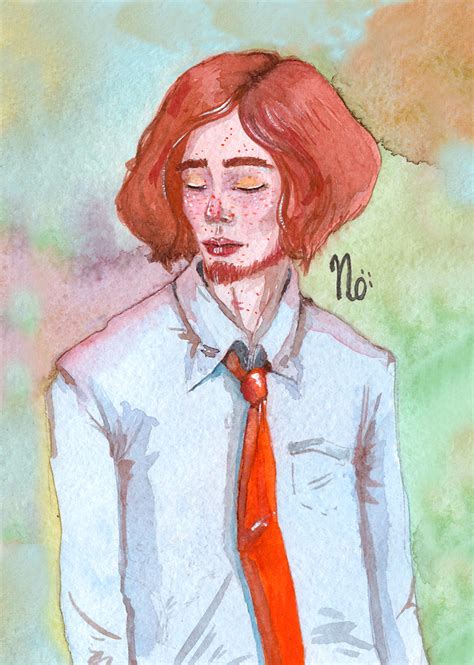 Иллюстрация Оранжевый галстук | Illustrators.ru