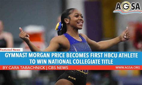 Gymnast Morgan Price Becomes First Hbcu Athlete To Win National