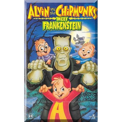 VHS Alvin And The Chipmunks Meet Frankenstein 1999 Simon