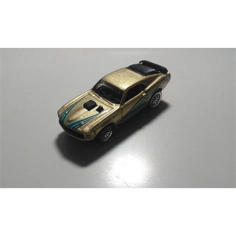 自然本舖 風火輪 Hot Wheels 1997 MUSTANG MACH 金色 小汽車 絕版品 蝦皮購物