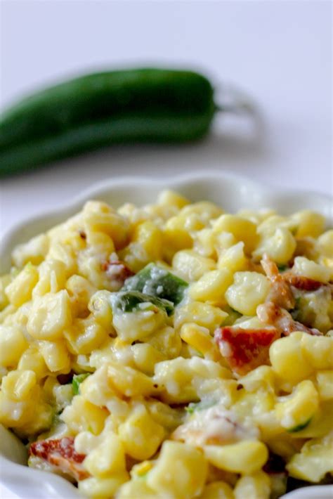 Healthier Jalapeño Bacon Creamed Corn Allys Cooking