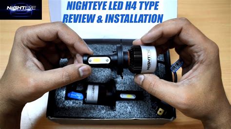 NIGHTEYE LED H4 | Review | How to install on your bike? - YouTube