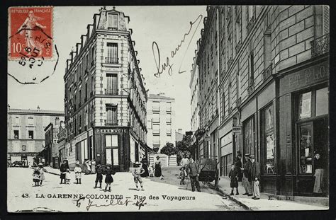 La Garenne Colombes Rue Des Voyageurs Carte Postale Ancienne Et Vue