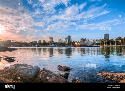 Reflective Skyline of downtown Long Beach, California Stock Photo - Alamy