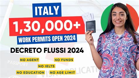 1 30 000 ITALY WORK PERMITS OPEN DECRETO FLUSSI 2024 APPLY NOW