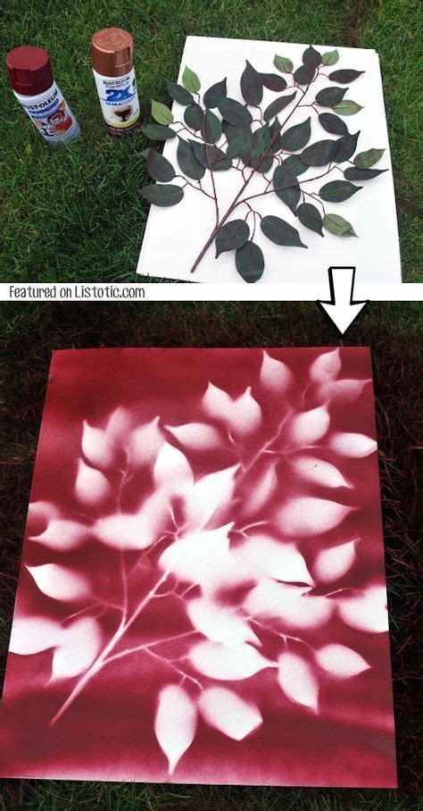 Use Spray Paint To Make Easy Wall Art Cool Spray Paint