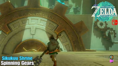 The Legend Of Zelda TOTK Spinning Gears Sikukuu Shrine Eldin Mountain