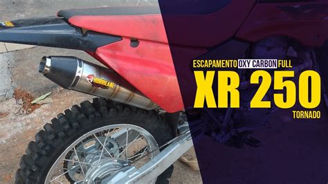 Xr 250 Tornado Preparada Para Trilha Com Escapamento Esportivo