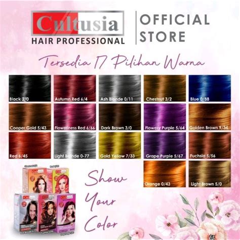 Jual Cultusia Hair Color Cat Rambut Cultusia Shopee Indonesia