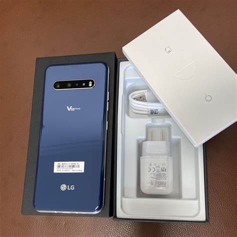 Lg V Thinq G Lmv Tm X Gb Classy Blue Unlocked Single Sim