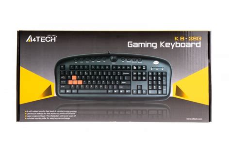A4Tech KB-28G PS/2 Клавиатура A4 KB-28-G-2 Multimedia, PS-2, черная ...