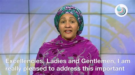 Video Message Of Amina J Mohammed Deputy Secretary General Of The Un