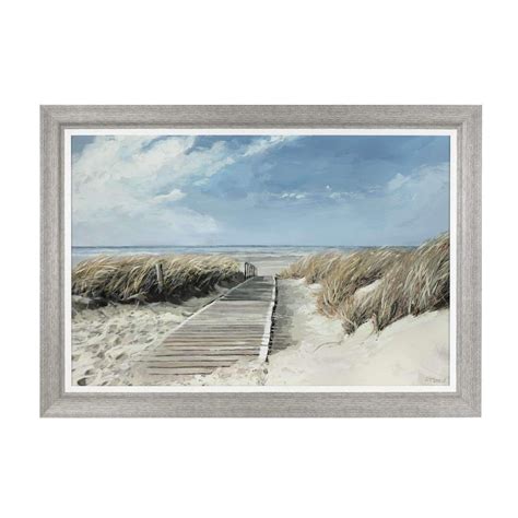 View To Sea By Adelene Fletcher Coastal Gallery Wall Framed Canvas