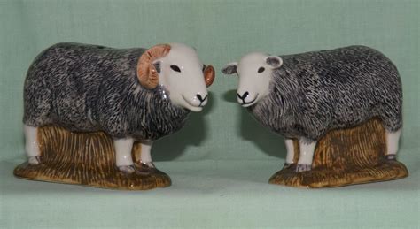 Quail Ceramics Herdwick Sheep Salt Pepper Set