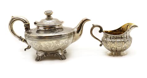 Lot 64 A Victorian Silver Teapot