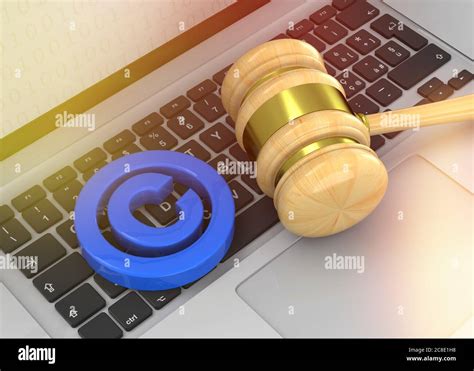 Protect The Copyright 3d Concept Stock Photo Alamy