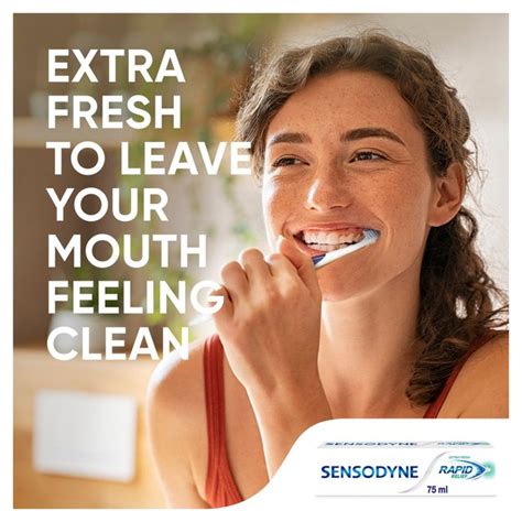 Sensodyne Rapid Relief Sensitive Teeth Extra Fresh Toothpaste Ocado