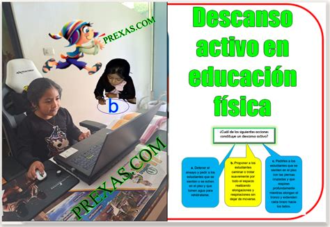 Descanso activo en educación física