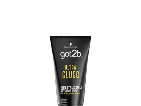 Schwarzkopf Got2b Hair Gel - Ultra Glued - Indestructible Styling Gel ...