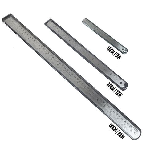 stainless steel ruler
