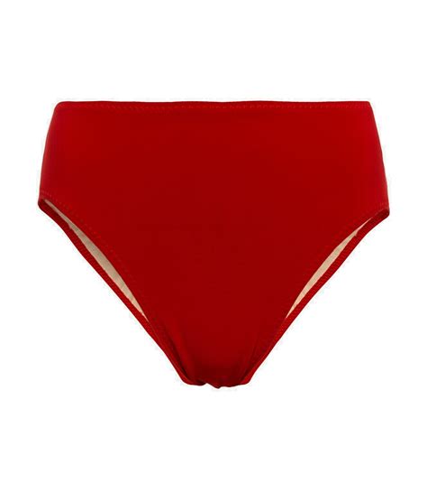 Norma Kamali High Rise Bikini Bottom Norma Kamali