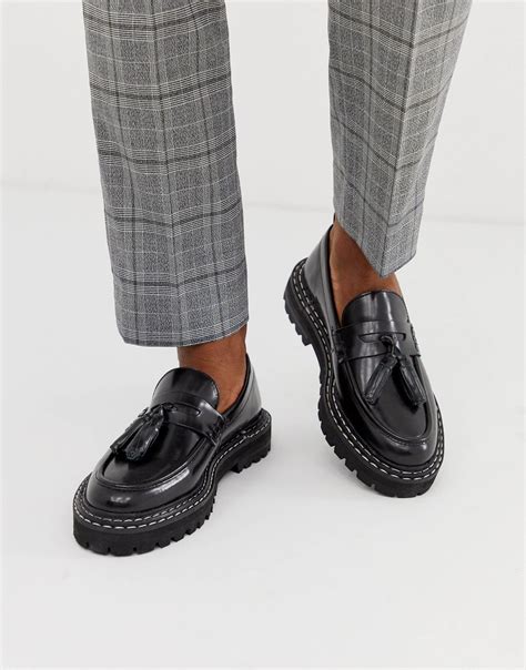 Asos Loafers In Black For Men Lyst Uk