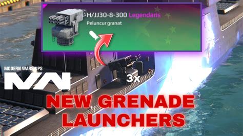 New Legendary Grenade Launcher H JJ30 8 300 Modern Warships YouTube