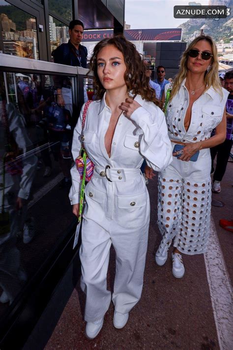 Heidi Klum Leni Klum Sexy Sizzle At The Monaco Grand Prix Nude Event Aznude