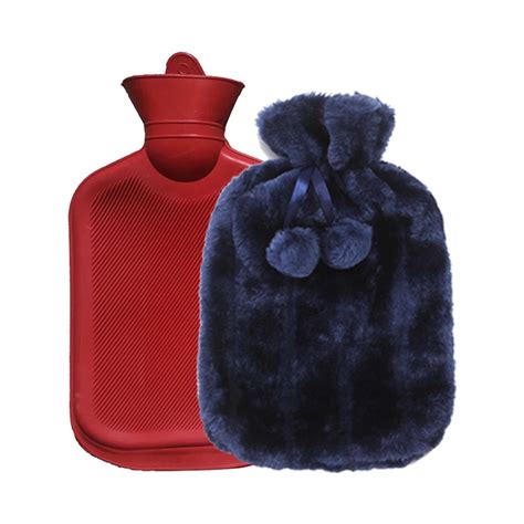 Neorosiri L Hot Water Bottle Artificial Cloth Cover Thermotherapy Hot Water Bottle For Cold