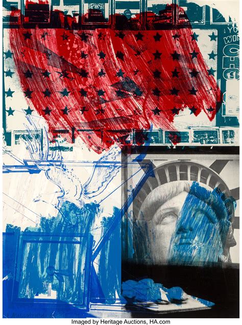 Pop Art - Robert Rauschenberg People for the American Way, 1991