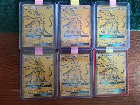 Pokemon Tcg Hidden Fates Promos Rayquaza Gx Solgaleo Gx Lunala Gx