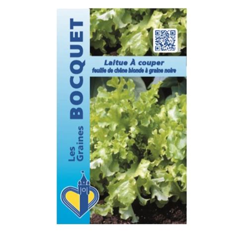 Laitue Couper Feuille De Ch Ne Blonde Semer Graines Bocquet