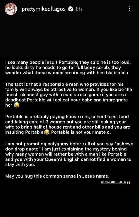 Portable Is Man Of The Year He Ll Collect Your Babe And Impregnate Her Pretty Mike Kanyi