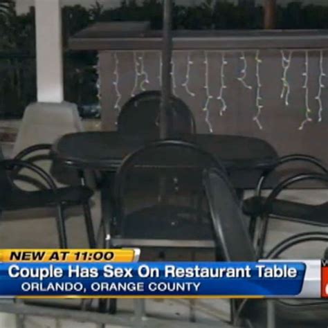 Predictably Restaurant Tabletop Sex In Florida Leads To Arrest