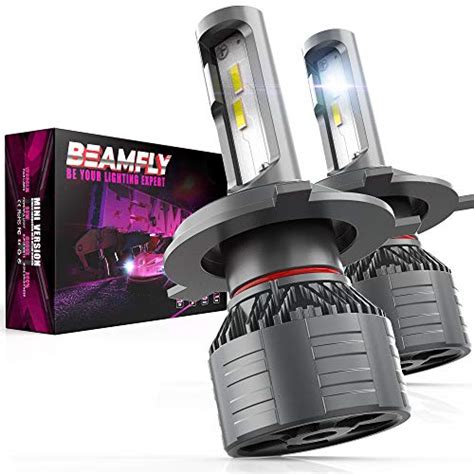 BEAMFLY H4 LED 12000LM Kit Lampadine Fari Anteriori Auto 80W 12V 6000K